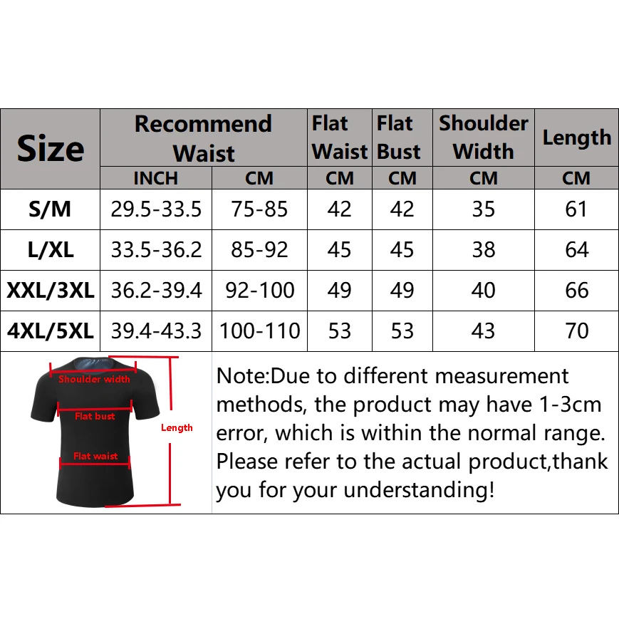 Men Sauna Suit Body Shaper Shirt Weight Loss Vest Waist Trainer Corset Slimming Sweat Tops Workout Suits Fitness Shapewear thumbnail 6