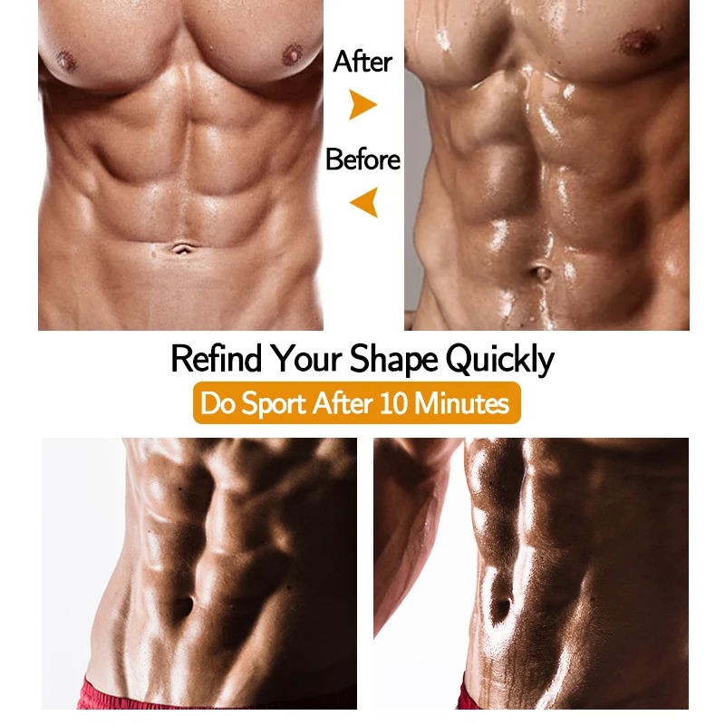 Men Sauna Suit Body Shaper Shirt Weight Loss Vest Waist Trainer Corset Slimming Sweat Tops Workout Suits Fitness Shapewear thumbnail 3