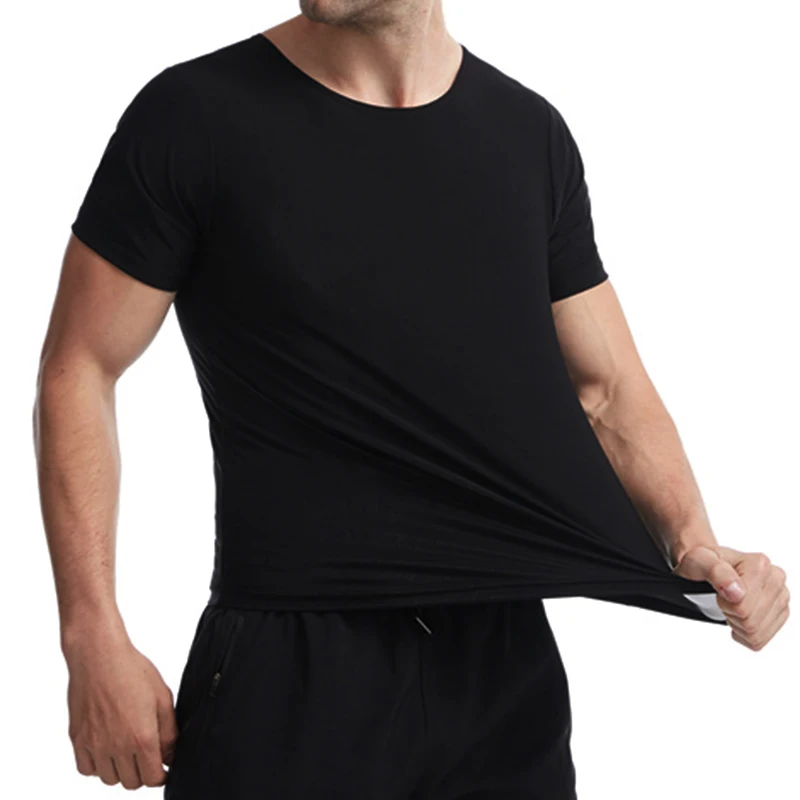 Men Sauna Suit Body Shaper Shirt Weight Loss Vest Waist Trainer Corset Slimming Sweat Tops Workout Suits Fitness Shapewear thumbnail 4