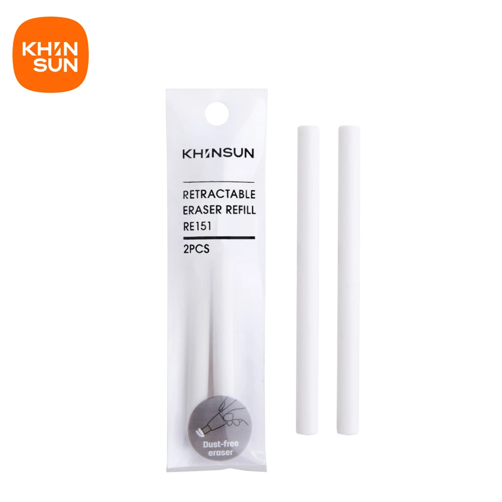 KHINSUN Press Retractable Pencil Eraser Correction Supplies Pen Style Pencil Rubber Writing School Supplies Stationery thumbnail 6