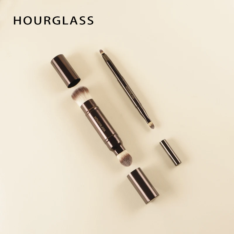 Hourglass Makeup Brush All Kinds Eyeshadow Foundation Concealer Powder Bronzer Blusher Eyeliner Retractable Professional Brushes thumbnail 4