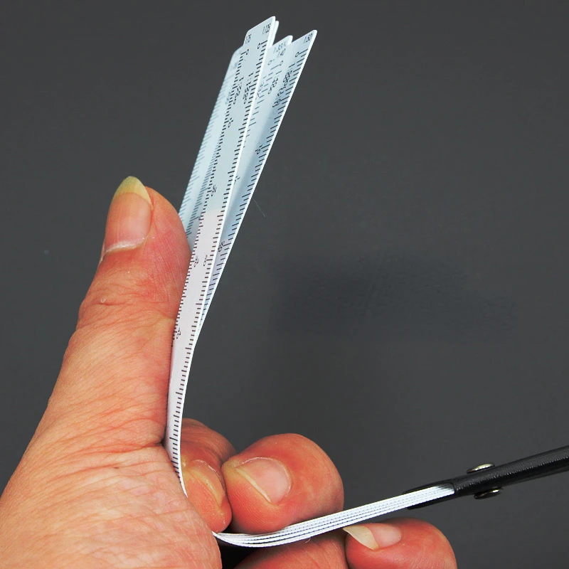 Scale Ruler Fan Shape with 5 Blades for Engineering Architects Multifunctional Multiscale 5 Sizes Foldable Rulers thumbnail 4