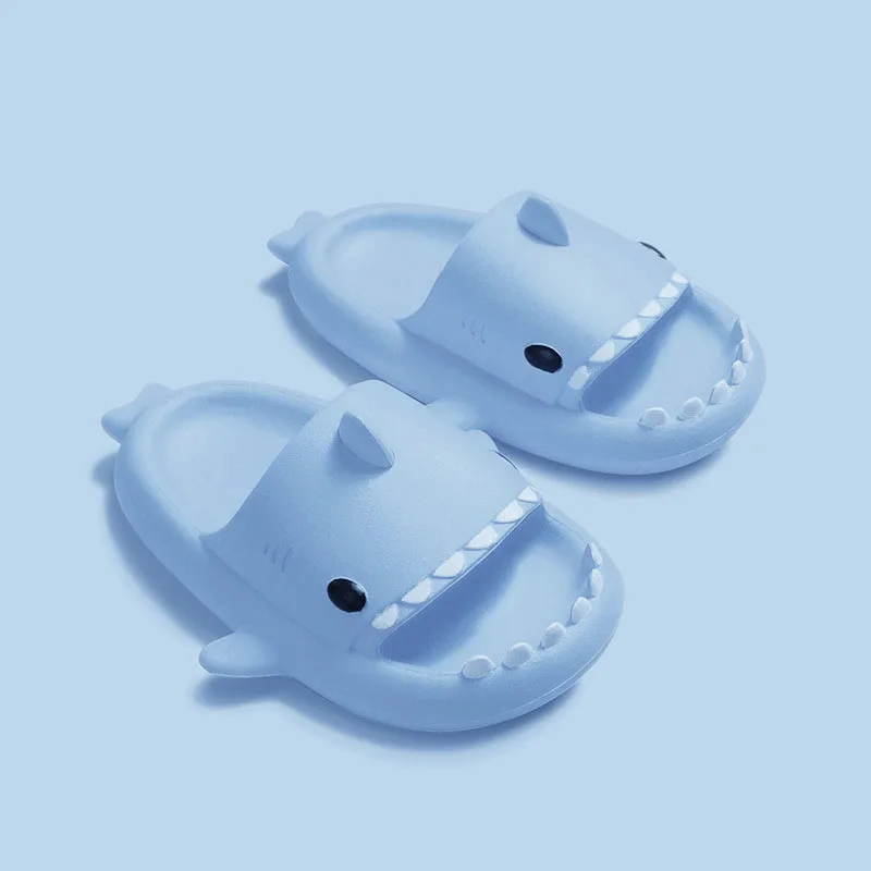 Children Slippers Cartoon Shark Sandals Summer Boys Girls Baby Kids Shoes Soft Sole Anti-Slip thumbnail 2