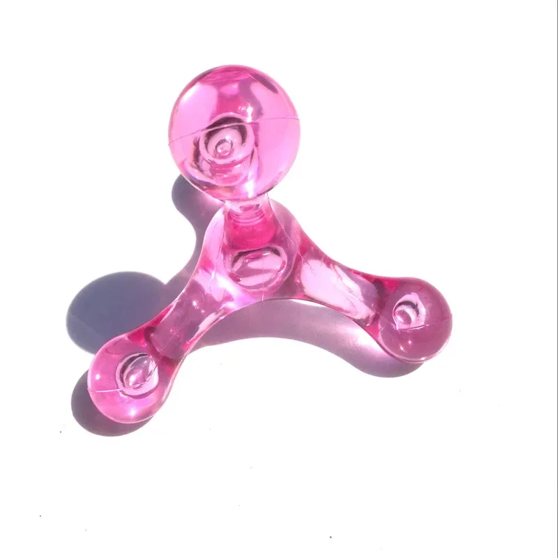 Useful 4 Balls Mini Manual Massager Arm Back Leg Head Foot Acupuncture Point Massager Tools Relaxation Eliminate Oedema Fat thumbnail 3