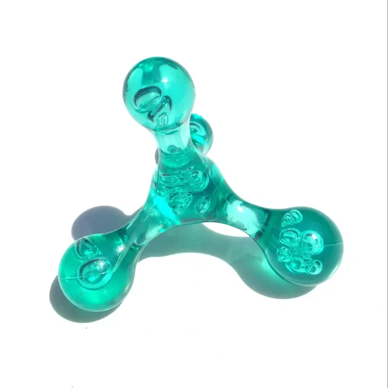 Useful 4 Balls Mini Manual Massager Arm Back Leg Head Foot Acupuncture Point Massager Tools Relaxation Eliminate Oedema Fat thumbnail 6