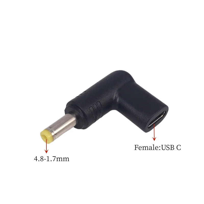 USB C PD to DC Power Connector Universal 5V 9V 12V 15V 19V TypeC to DC Jack Plug Charge Adapter Converter for Router Tablet Fan thumbnail 5