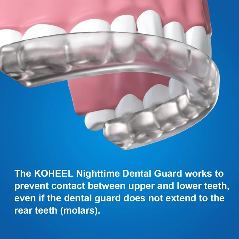 Anti Bruxism Moldable Mouth Guard 5Pcs Dental Braces Koheel-GS Night Teeth Grinding for Sleep 2 Sizes With Forming Tray and Box thumbnail 2