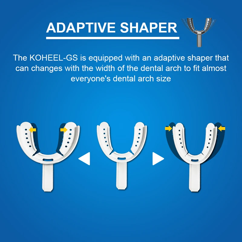 Anti Bruxism Moldable Mouth Guard 5Pcs Dental Braces Koheel-GS Night Teeth Grinding for Sleep 2 Sizes With Forming Tray and Box thumbnail 5