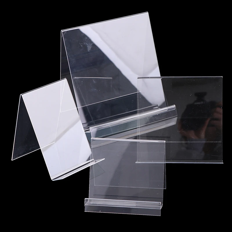 1Pcs Book Display Stand Desktop Book Holder Transparent Acrylic Book Shelf thumbnail 6