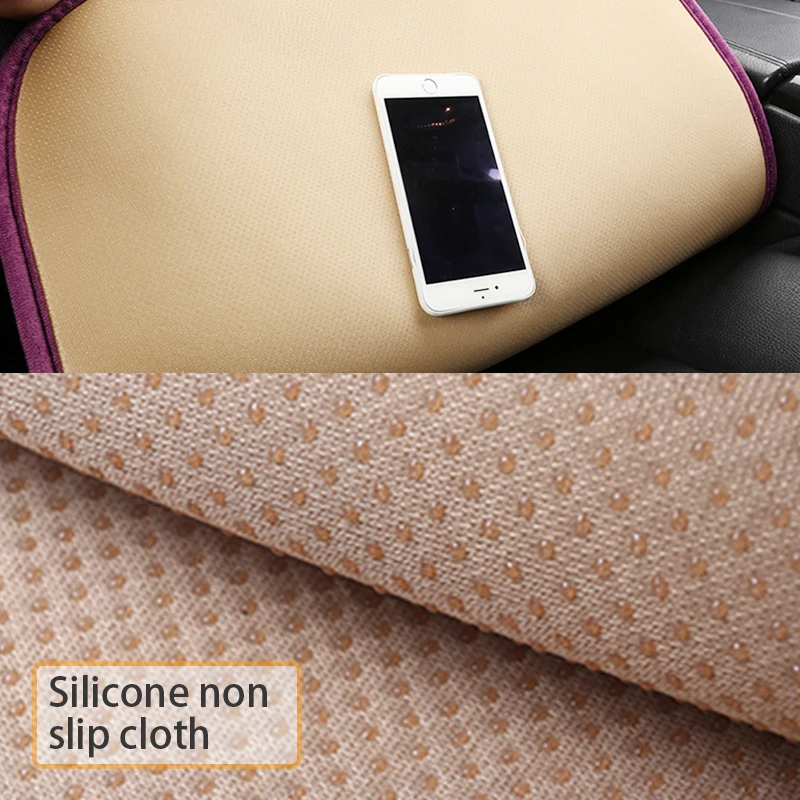 SEAMETAL Plush Car Seat Cover Anti Slip Soft Seat Cushion Auto Chair Protector Pad Universal for Sedan Suv Pick-up Truck thumbnail 4