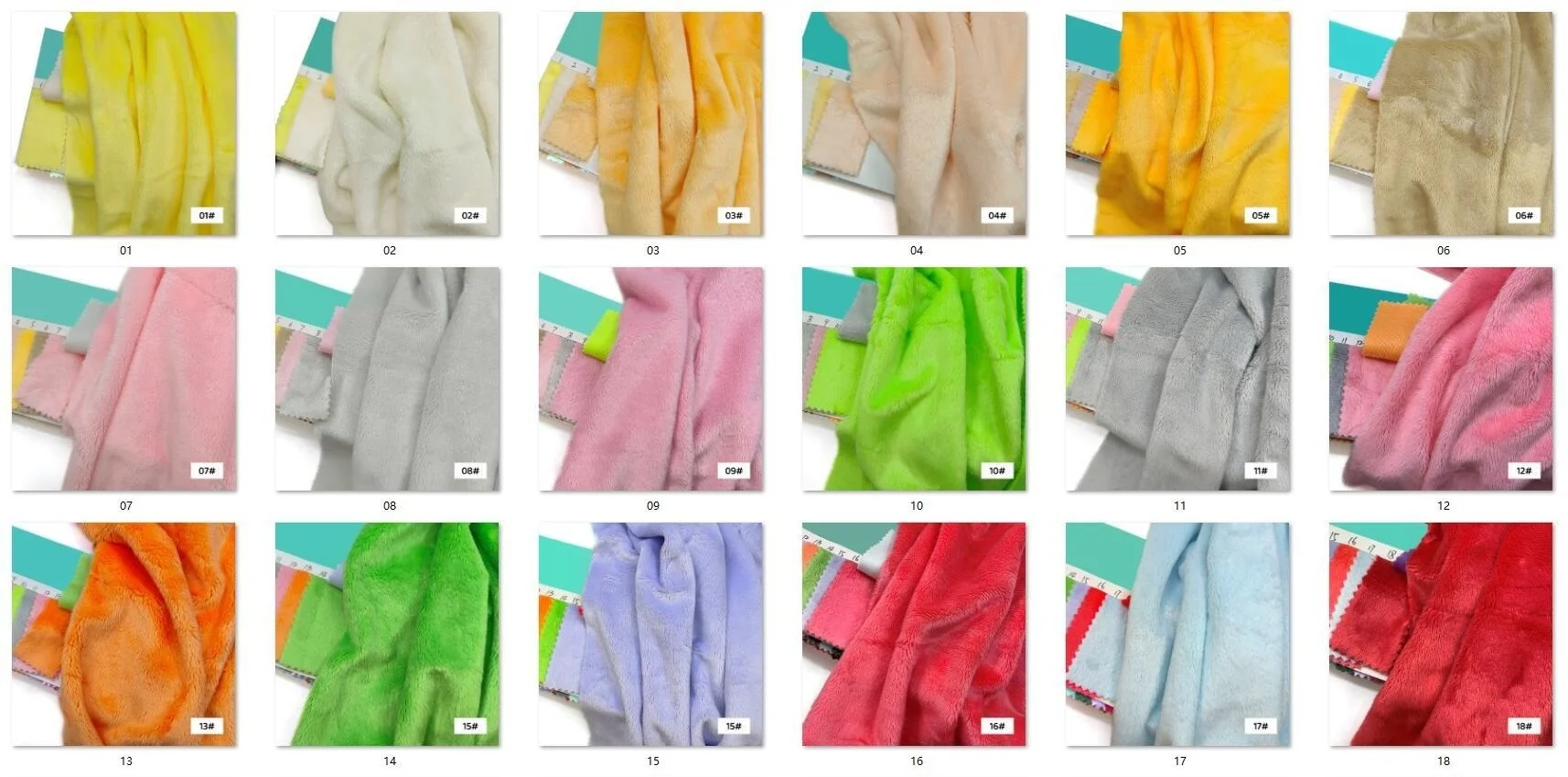 45x50cm 34~66# Plush Fabric For Sewing 5mm Pile Length 100 Polyester Hair Material For Popular Cotton Dolls DIY Handmade Fabric thumbnail 2