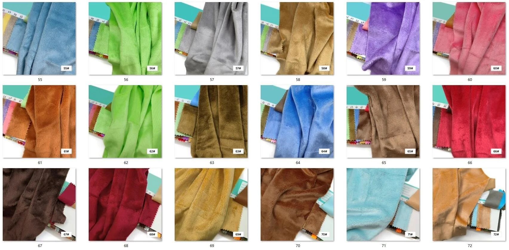 45x50cm 34~66# Plush Fabric For Sewing 5mm Pile Length 100 Polyester Hair Material For Popular Cotton Dolls DIY Handmade Fabric thumbnail 5
