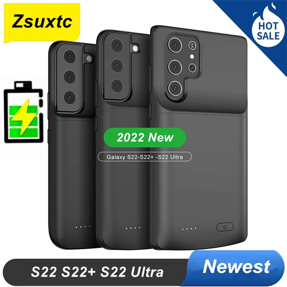 JayoWade S21 S22 S23 Ultra Power Case For Samsung Galaxy S22 + Plus Battery Charger Case Power Bank For Samsung S23 Battery Case thumbnail 4