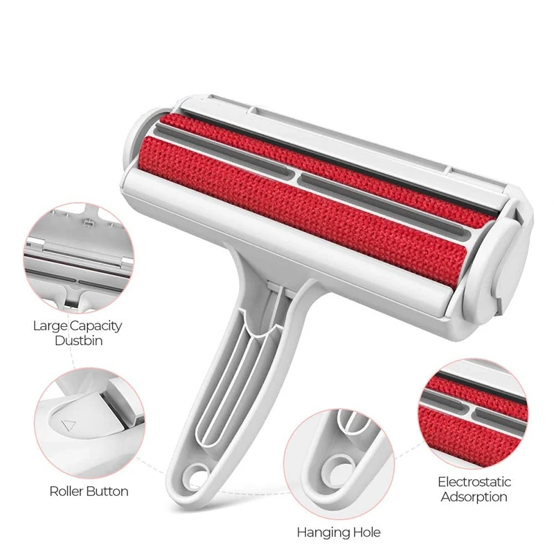Pet Hair Removel Roller Remover Cleaning Brush Fur Removing Dog Cat Animals Hair Brush Car Clothing Couch Sofa Carpets Combs thumbnail 2