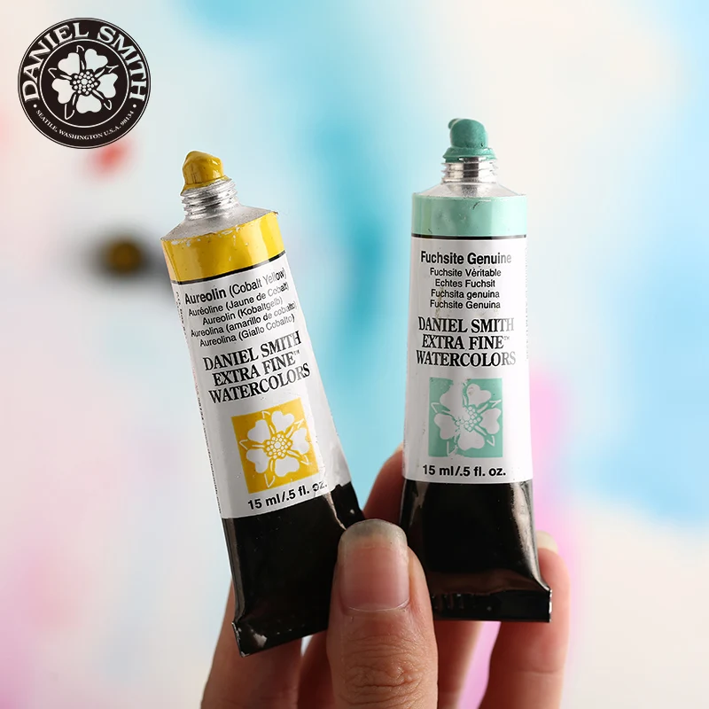 Daniel Smith Original Natural Mineral Extra Fine Watercolor Piant 15ml Paint Tube Acuarelas Painting Artists Drawing Supplies thumbnail 2