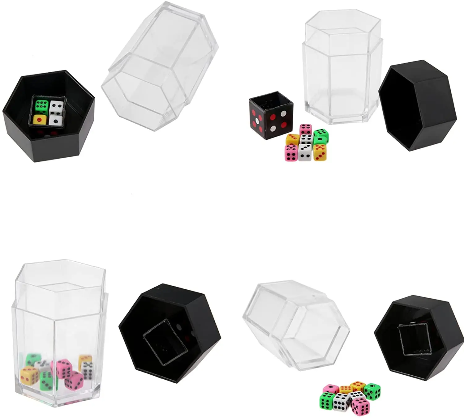 Magic Prop Explosion Dice Easy Magic Trick Novelty Funny Toy Mini Colorful Dice Close-up Stage Performance Gift for Kid Children thumbnail 4