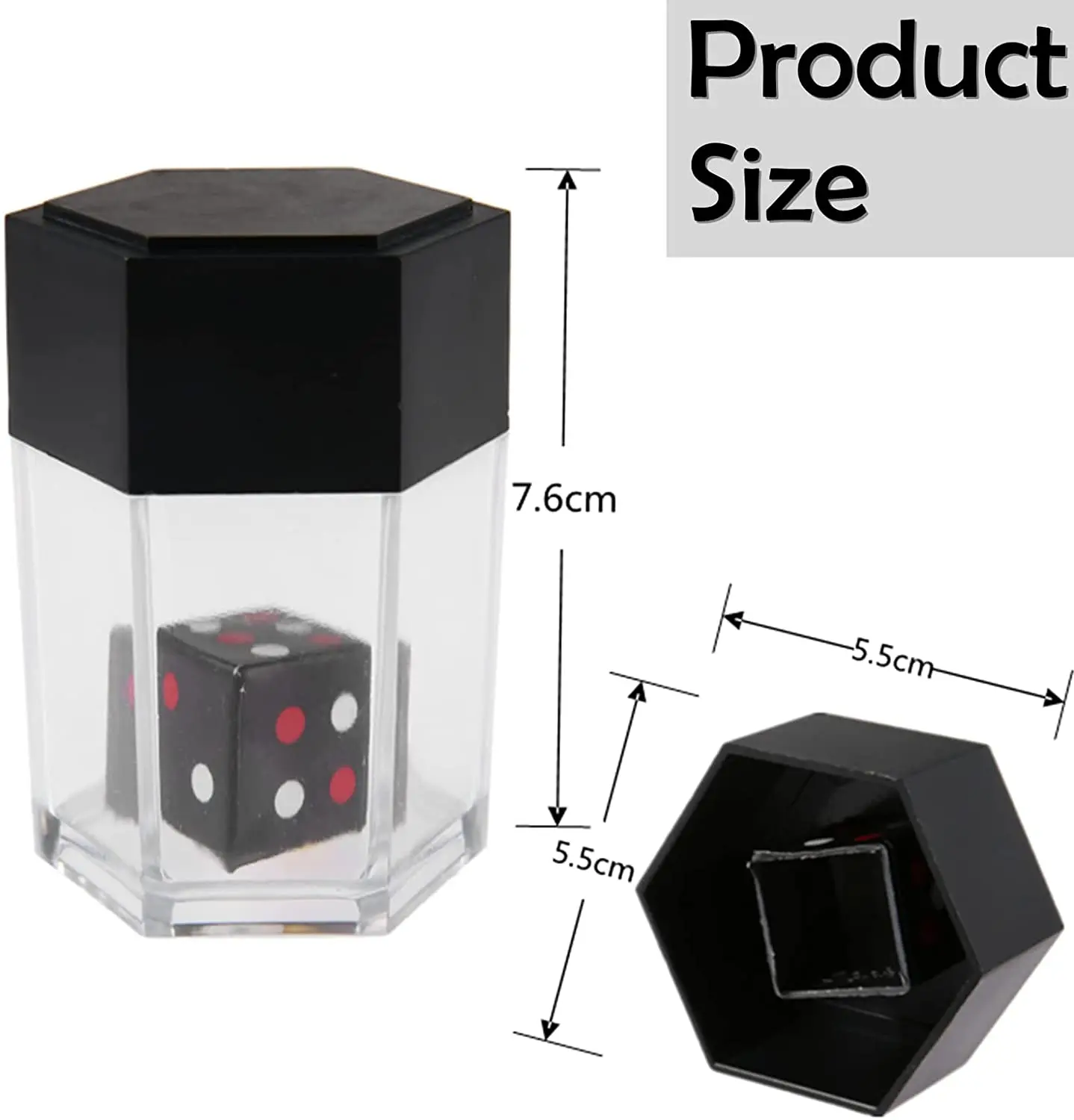 Magic Prop Explosion Dice Easy Magic Trick Novelty Funny Toy Mini Colorful Dice Close-up Stage Performance Gift for Kid Children thumbnail 6