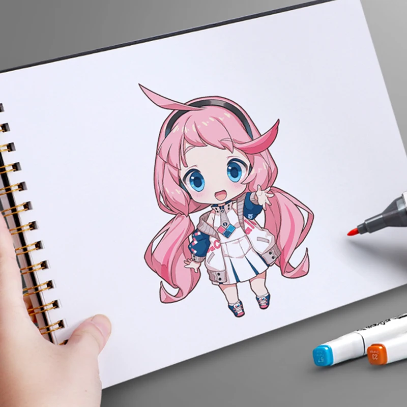 8K/A4 Thickened Sketchbook Student Art Painting Drawing Paper Sheets Marker Book NoteBook Water Color School Stationery thumbnail 5