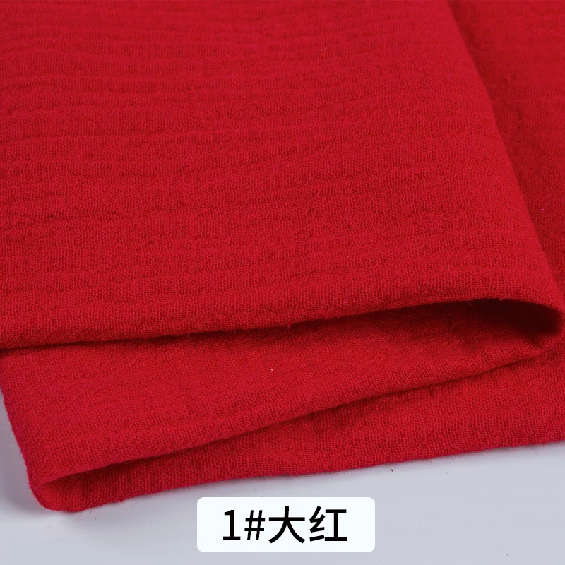 Cotton Double-layer Crepe Fabric Children's Dress Clothing Fabric DIY Sewing Material Outdoor Tablecloth sold by the meter thumbnail 4