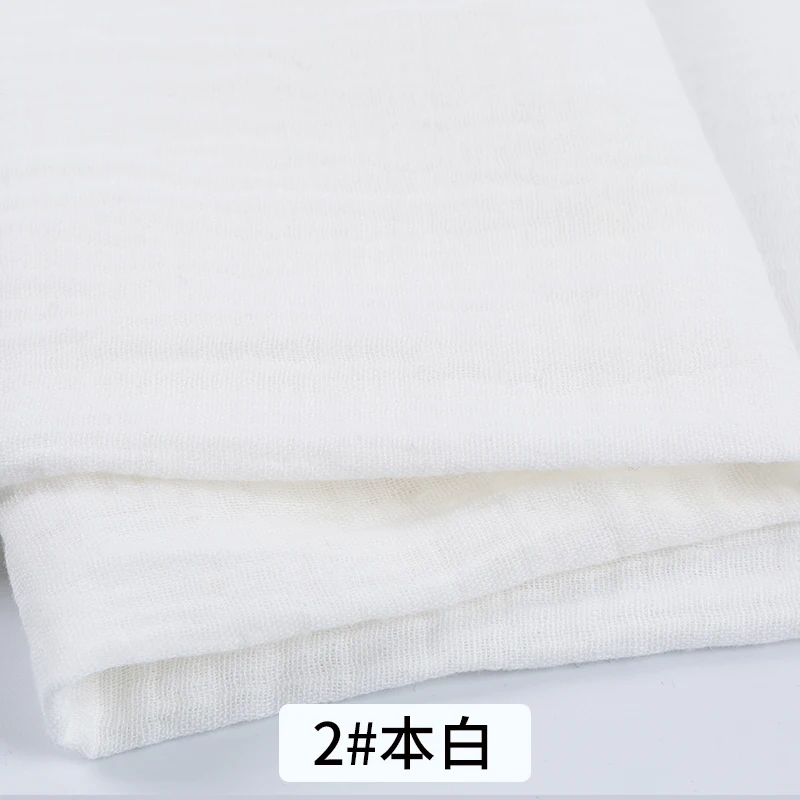 Cotton Double-layer Crepe Fabric Children's Dress Clothing Fabric DIY Sewing Material Outdoor Tablecloth sold by the meter thumbnail 5