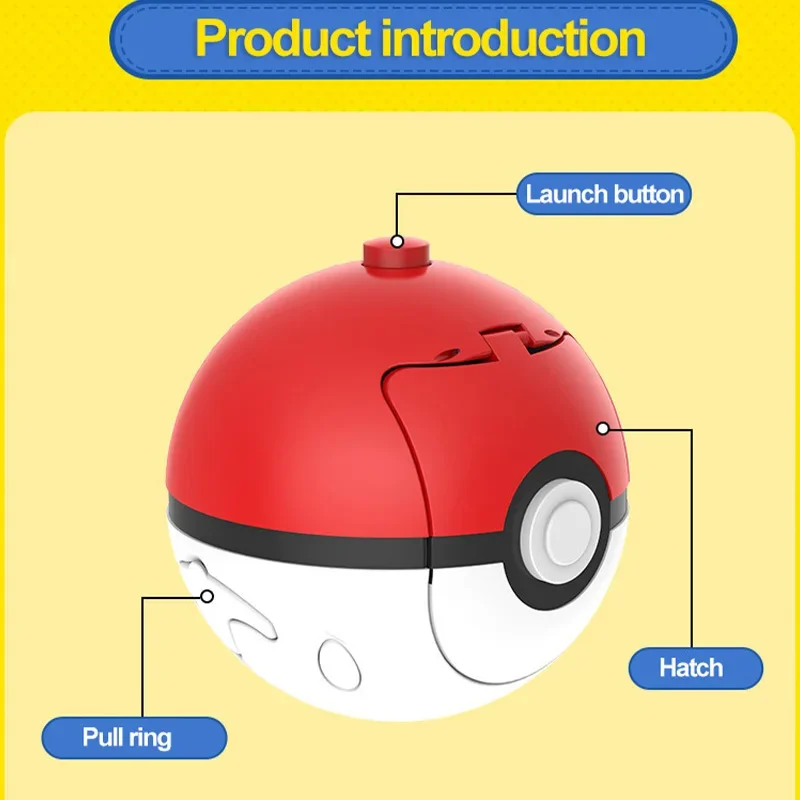 Original Pokemon Pikachu Spinning Top Arena Cartoon Anime Figure Pull Monster Elf Ball Battle Game Boy Kids Child Birthday Gift thumbnail 4