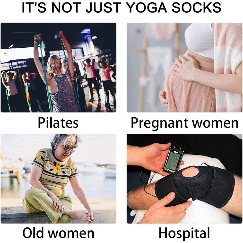Women High Quality Breathable Yoga Socks Silicone Non-Slip Bandage Pilates Sock Ladies Ballet Dance Fitness Workout Cotton Socks thumbnail 6