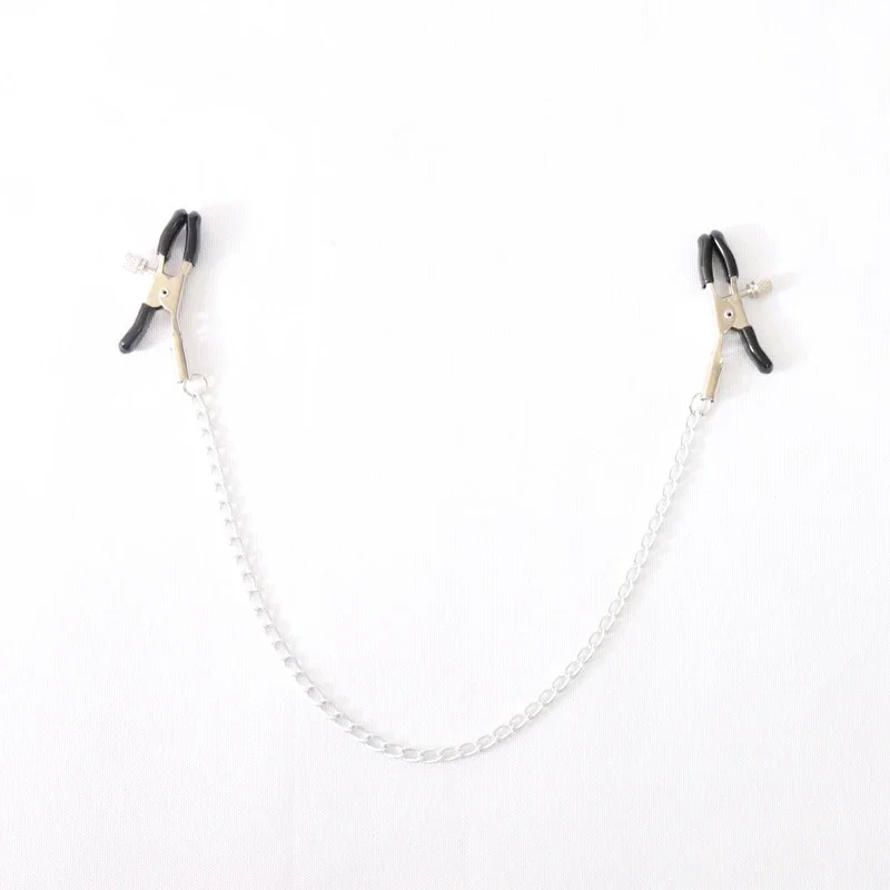 Sexy flirt Nipple Clamps Labia Breast Nipple Clamps With Chain Clips Slave Bdsm Fetish Erotic Toys Sex Tool For women Adult Game thumbnail 4