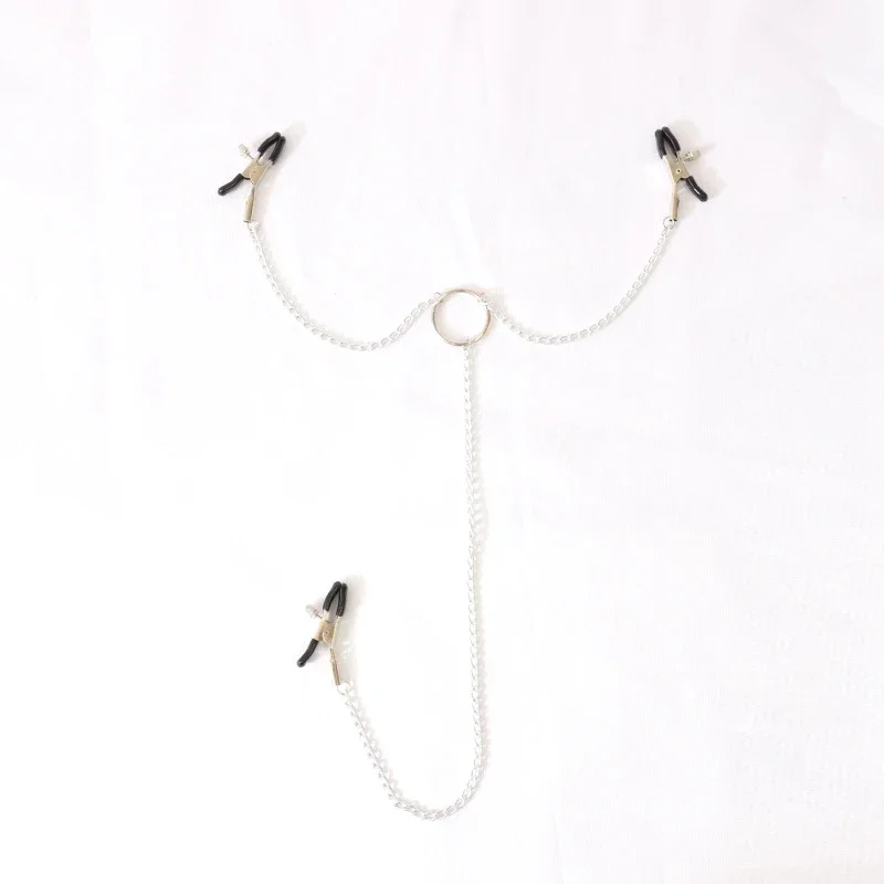 Sexy flirt Nipple Clamps Labia Breast Nipple Clamps With Chain Clips Slave Bdsm Fetish Erotic Toys Sex Tool For women Adult Game thumbnail 5