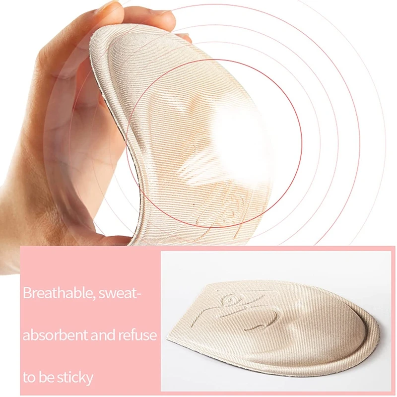 Forefoot Pad Non-slip Sole Toe Plug Cushion Half Insoles for Shoes Inserts Reduce Shoe Size Filler High Heels Pain Relief Pads thumbnail 6