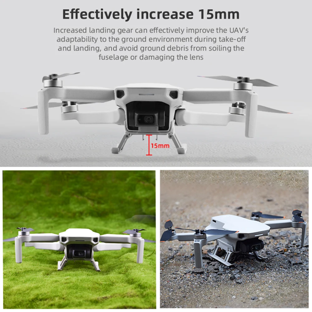 Mini Drone Accessories Extension Legs Support Accessory Gear Extended Height Leg Anti-scratch Bracket for DJI Mini SE thumbnail 5