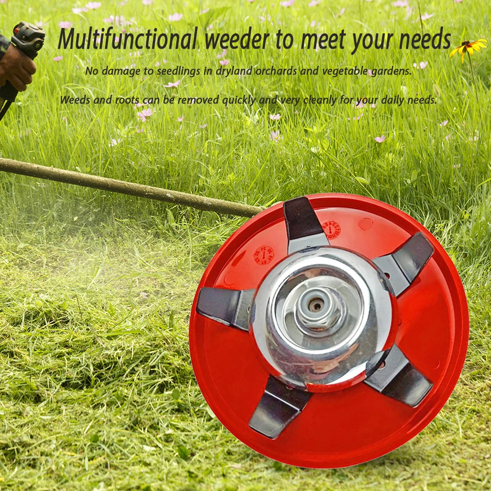 Universal Brush Cutter Blade Trimmer Head Metal Blades Trimmer Garden Grass Paddy Field Dry Land Lawn Mower Machine Tool thumbnail 4