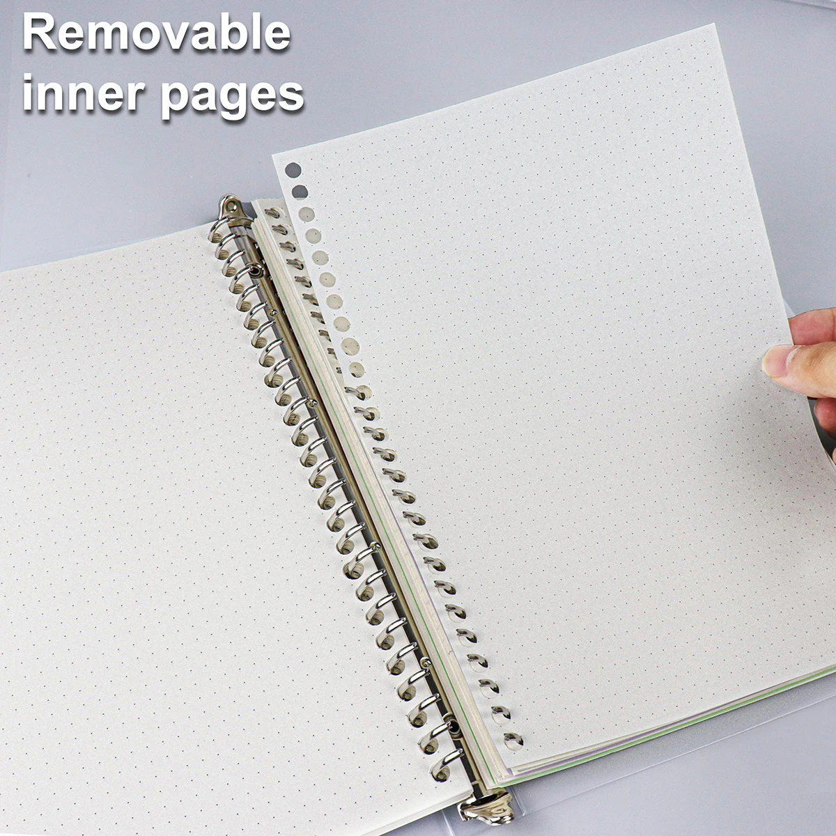 A4/B5/A5 Loose Leaf Refill Binder Notebook Blank/Line/Grid/Cornell Replacable Metal Ring Office&School Supplies Stationery thumbnail 4