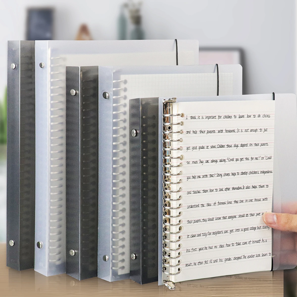A4/B5/A5 Loose Leaf Refill Binder Notebook Blank/Line/Grid/Cornell Replacable Metal Ring Office&School Supplies Stationery thumbnail 6