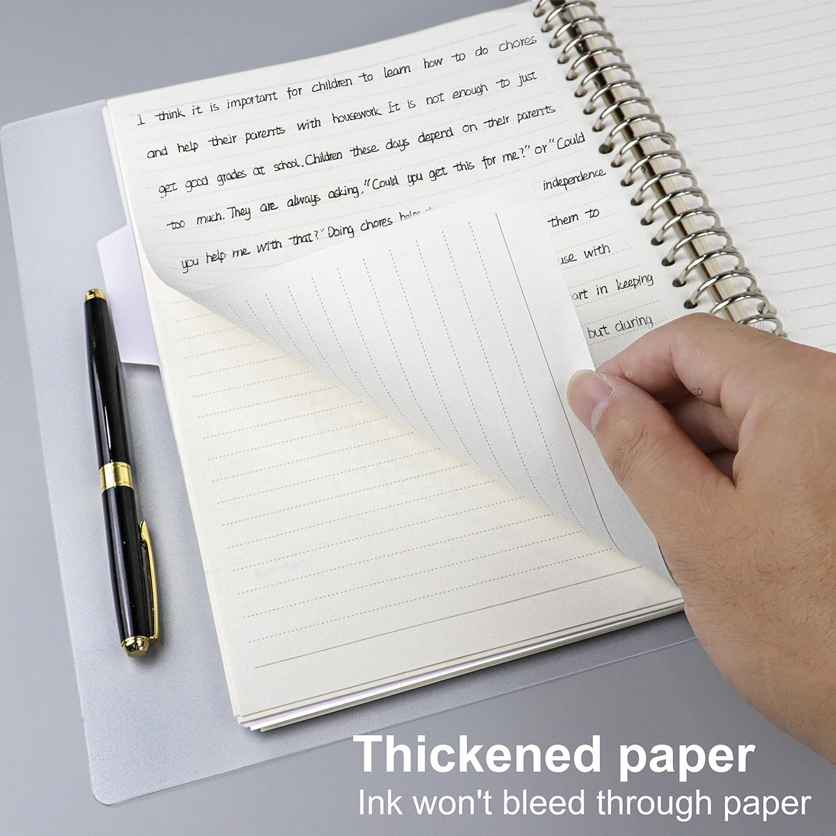 A4/B5/A5 Loose Leaf Refill Binder Notebook Blank/Line/Grid/Cornell Replacable Metal Ring Office&School Supplies Stationery thumbnail 5