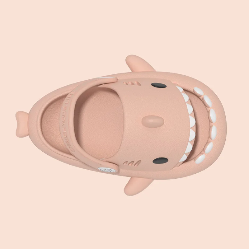 Children Sandals Kids Slippers Shoes Cartoon Shark Summer Boys Girls Baby Thick Soft Sole Non-slip thumbnail 5