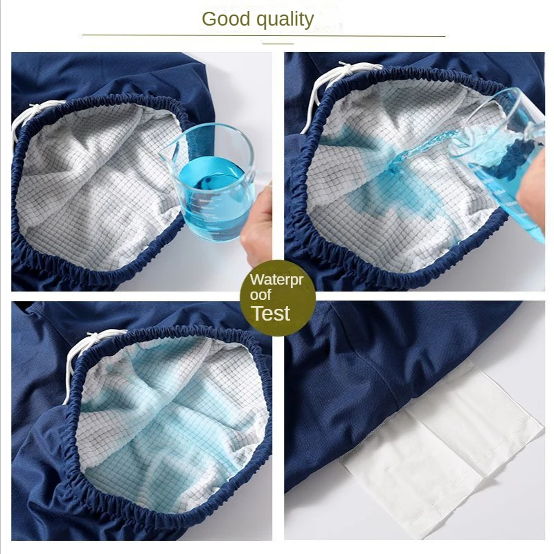 Waterproof Incontinence Pants Cloth Diaper Incontinence Pads for Adults Against From Leaks and Stay Dry While Sleeping thumbnail 6