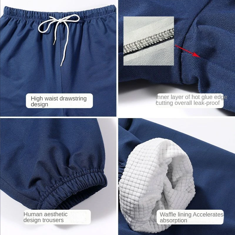 Waterproof Incontinence Pants Cloth Diaper Incontinence Pads for Adults Against From Leaks and Stay Dry While Sleeping thumbnail 3