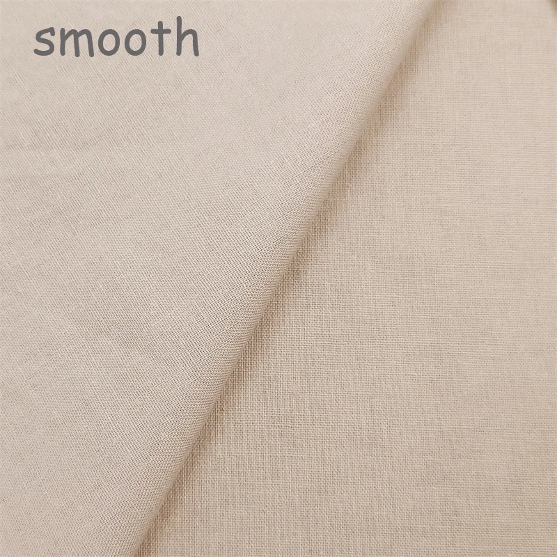 Smooth Plain-weave Cotton Linen Blended Embroidery Fabric Cloth Canvas for Thread Ribbon Embroideries Tablecloth Table Cover thumbnail 2