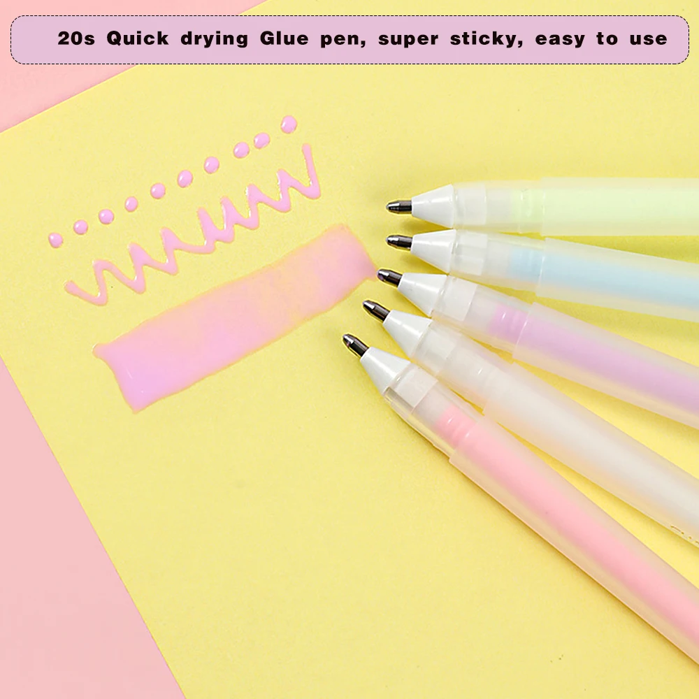 4pcs Precision Craft Tool Kit Precision Craft Utility Knife Tweezers Shovels Glue Pens for Cutting, lettering, splicing, emboss, thumbnail 4