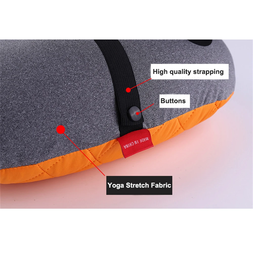 Portable Inflatable Pillow Outdoor Travel Cushion Camp Beach Car Airplane Hotel Foldable Headrest Sleep Tent Use Accessories thumbnail 5