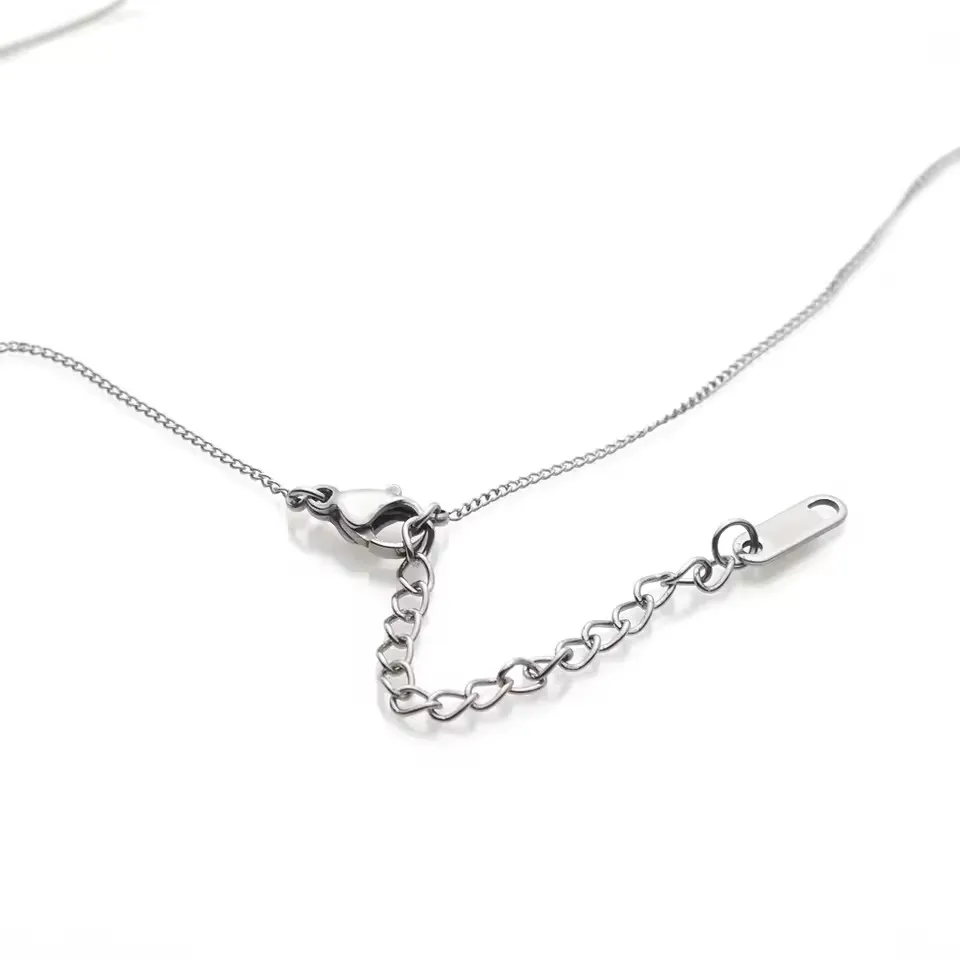 10pcs Stainless Steel Extension Extended Tail Chains Lobster Clasps Connectors DIY Jewelry Making Findings Bracelet Necklaces thumbnail 2