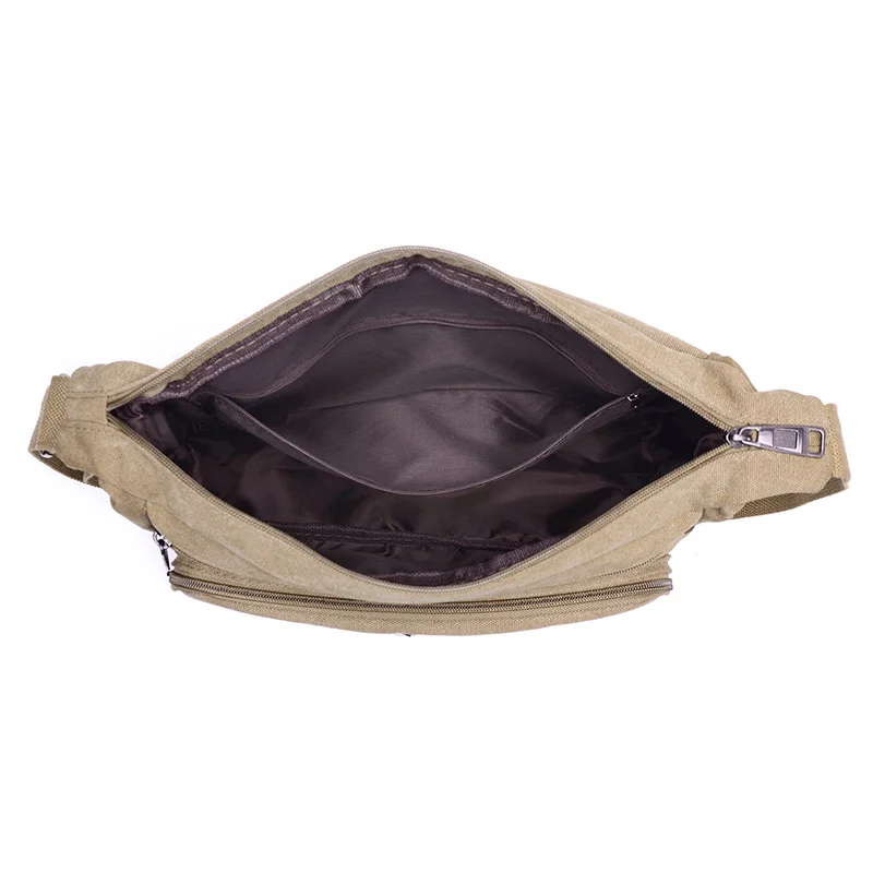 Men Canvas Shoulder Bags Casual Tote Travel Men's Crossbody Bag Luxury Messenger Bags Fashion High Quality Handbag thumbnail 4