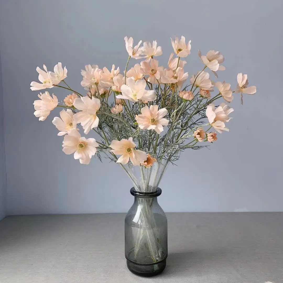 Chamomiles Silk Artificial Flower 60cm Daisy White Fake Flowers Room Wedding Home Table Decorations Party Diy Bouquet Gifts 1PCs thumbnail 6