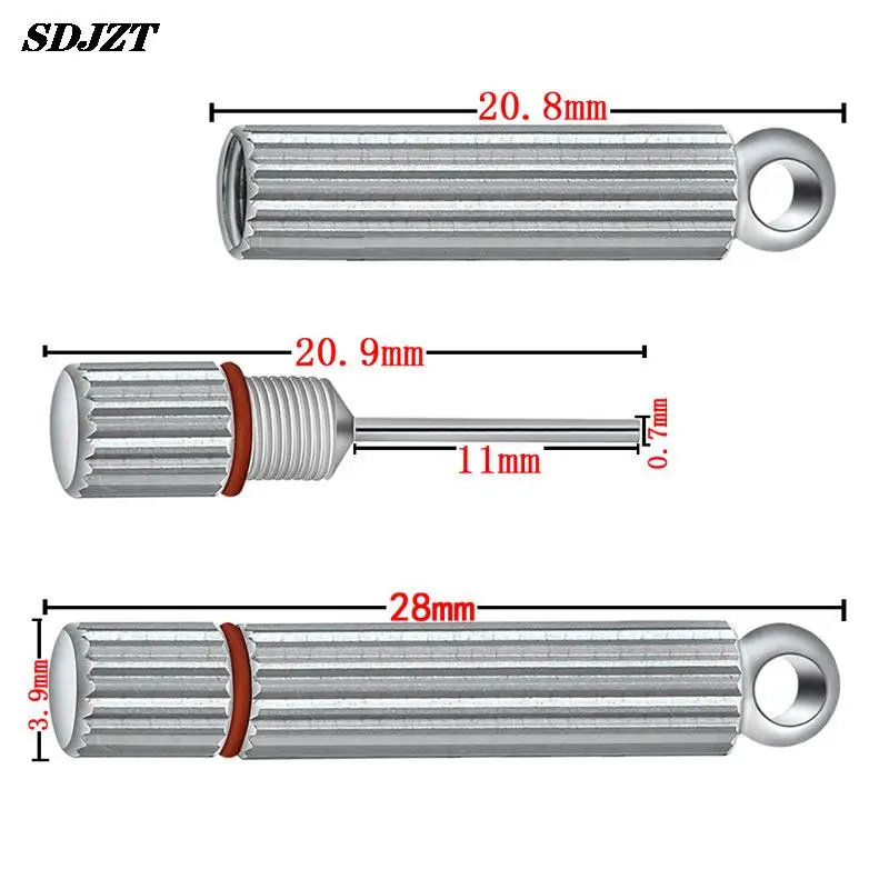 Stainless SIM Card Removal Needle Pin & Anti-lost Tray Charm Keychain Split Rings Phone SIM Card Storage Case Ejecter Tool thumbnail 5