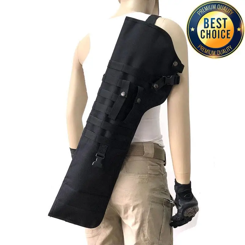 Tactical Rifle Shotgun Holster M4 AK Case Molle Nylon Weapons Hunting Airsoft Holder Paintball Outdoor Tactical Gun Backpack thumbnail 3