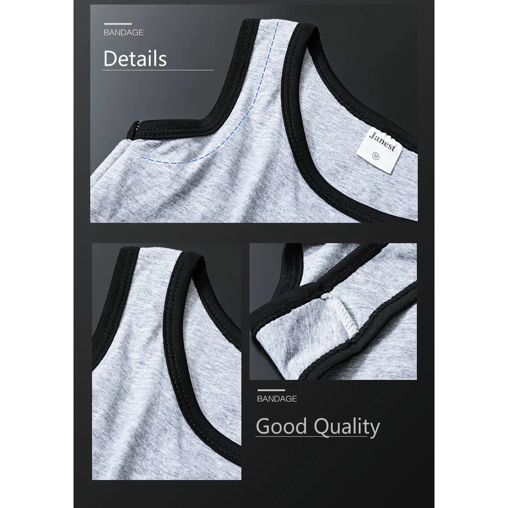 Bandage Chest Binder Tomboy Vest Top Breathable Elastic Chest Breast Binder thumbnail 3
