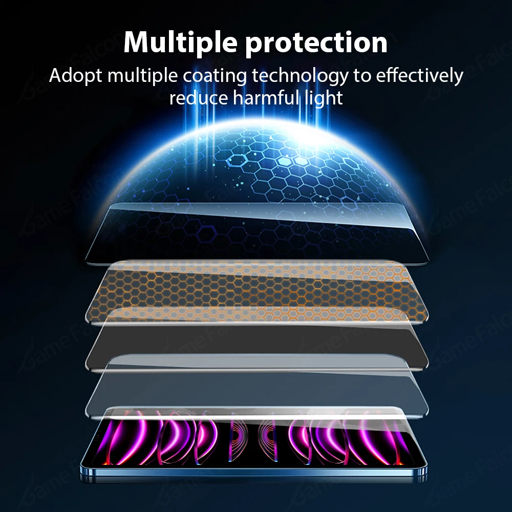 Tempered Glass Screen Protector For Ipad Pro 13 11th M5 M4 2025 12.9 A16 Air 11 5 4 M3 M2 10 9 9th 10th Generation Mini 7 6 Film thumbnail 5