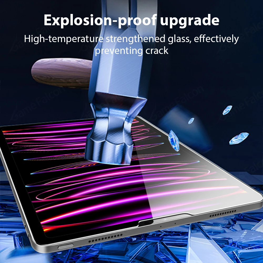 Tempered Glass Screen Protector For Ipad Pro 13 11th M5 M4 2025 12.9 A16 Air 11 5 4 M3 M2 10 9 9th 10th Generation Mini 7 6 Film thumbnail 4