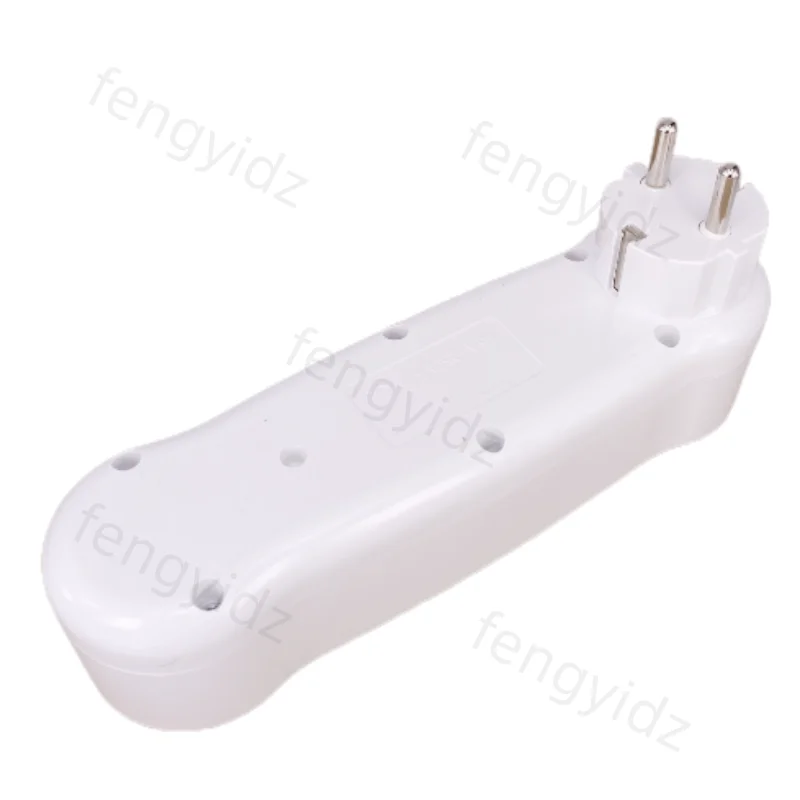 EU Extend Socket With ON/OFF Switch 16A 250V 4.8mm 2 Pin European Standard Expansion Socket Power Extension Plug Converter thumbnail 6