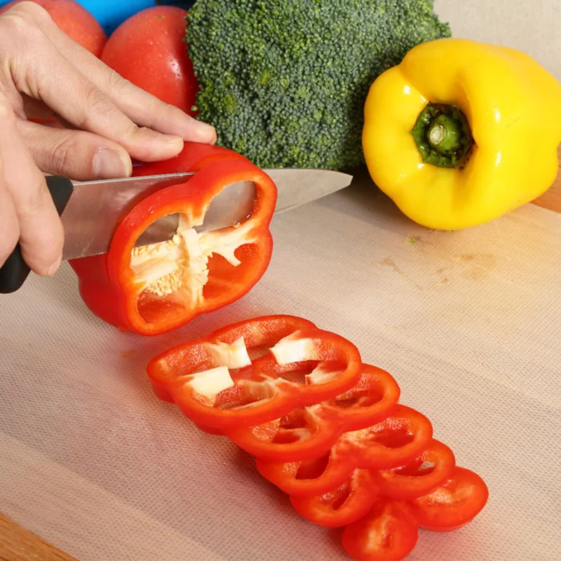 Disposable Free Cutting Kitchen Board Mat Antibacterial Supplementary Food Fruit Vegetable Cutting Board Adhesive Plate Mat thumbnail 6